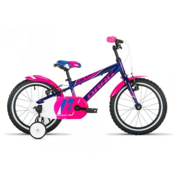 Drag Alpha 16" Kids Bike Pink Blue