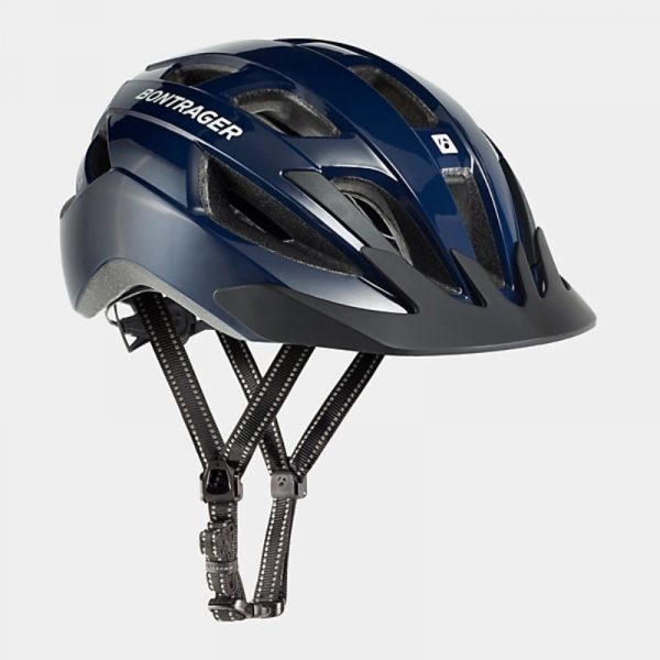 Bontrager Navy Solstice Bike Helmet with straps