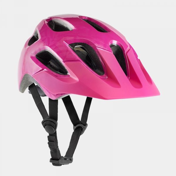 Bontrager Tyro Pink Child Helmet with straps