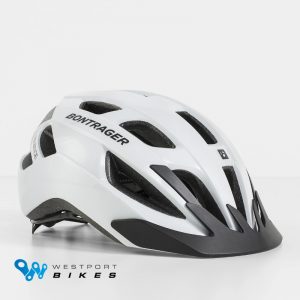 Bontrager White Solstice Bike Helmet Main