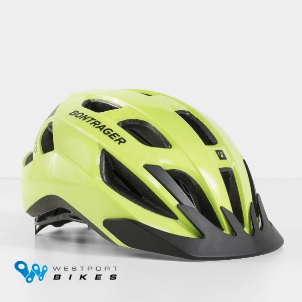 Bontrager Yellow Solstice Bike Helmet Main