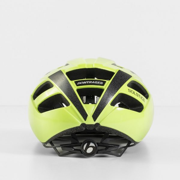 Bontrager Yellow Solstice Bike Helmet Rear