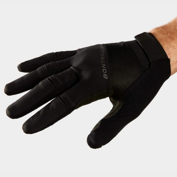 Bontrager Circuit Full Finger Twin Gel Cycling Gloves Black