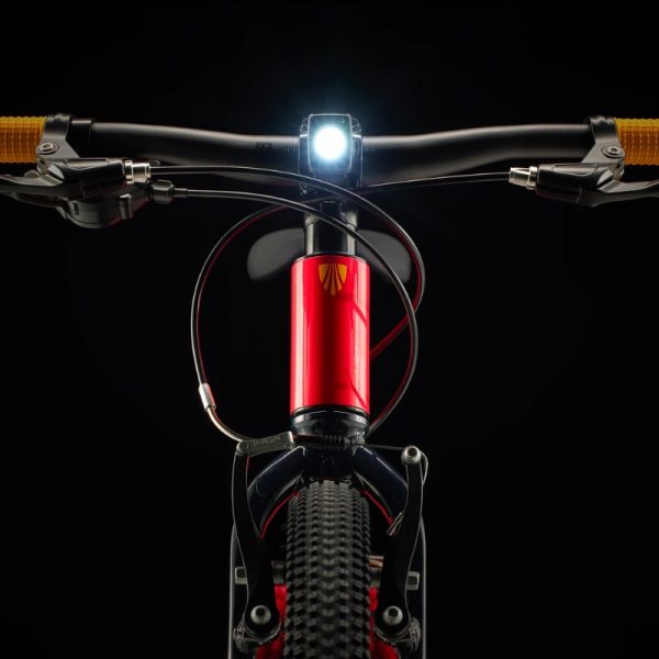 Trek Wahoo 26inch Kids Hybrid Bike Viper Red with light attachment