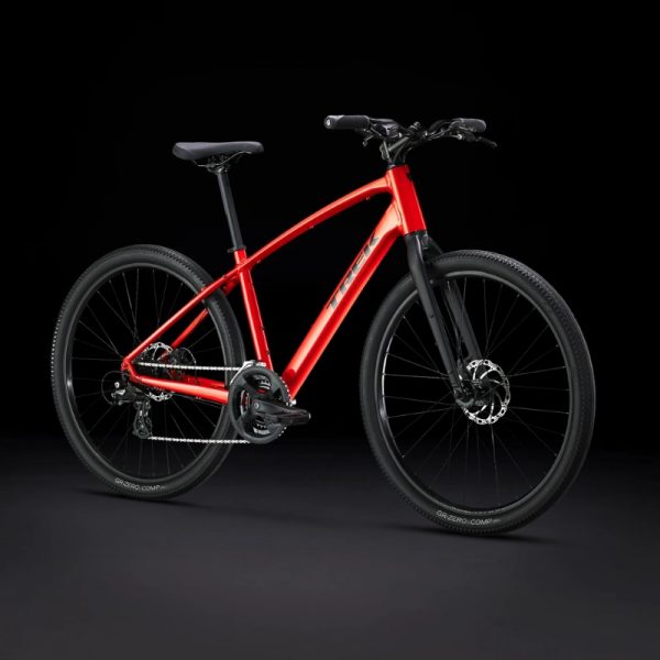 Trek Dual Sport 1 Hybrid Bike Lava Red (1)