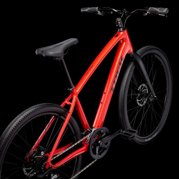 Trek Dual Sport 1 Hybrid Bike Lava Red (2)