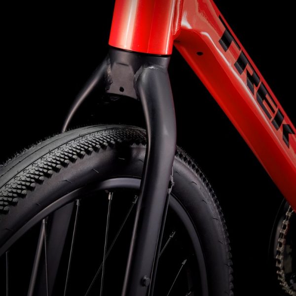 Trek Dual Sport 1 Hybrid Bike Lava Red (3)