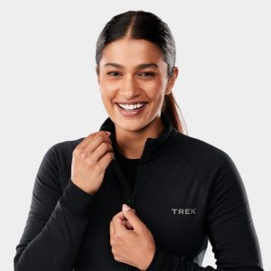Trek Circuit Thermal Long Sleeve Cycling Jersey Black (11)