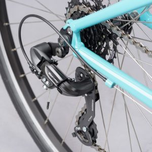 Ridgeback Comet Hybrid Bike Open Frame Aqua Blue (4)